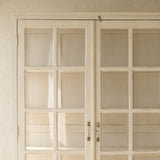 Vintage Large Wide Cabinet | Chalk