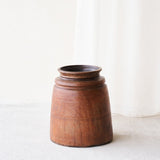 Vintage Wooden Pot - Medium