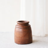 Vintage Wooden Pot - Medium
