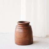 Vintage Wooden Pot - Medium