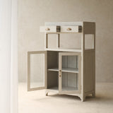 Vintage Medium Cabinet with Drawer | Fog