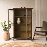Vintage Tall Cabinet | Coffee Brown - Originals Furniture
