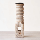 Wooden Candle Stand - Medium