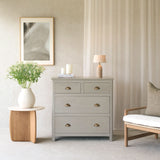 Vintage Chest of Drawers | Pewter