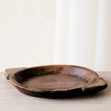 Vintage Wooden Parat Bowl - Dark