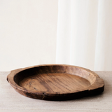 Vintage Wooden Parat Bowl - Dark