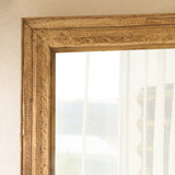 Reclaimed Architectural Teak Mirror handcrafted from an antique carved teak architectural doorway salvaged from a historic home in India.
