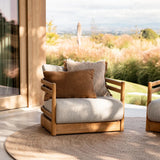 Clipper Outdoor Cushion | Tobacco (40 x 60cm)