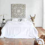 Linen Duvet Set | White (King Size) - Originals Furniture