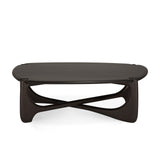 PI Pebble Coffee Table | Mahogany - Dark Brown (134cm)