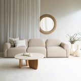 Bulky Modular Sofa | 3 Seater - Almond (270cm)