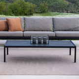 Jack Outdoor Coffee Table | Teak - Black
