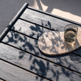 Jack Outdoor Coffee Table | Teak - Black