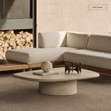 Elements Outdoor Coffee Table | Pebble (134cm)