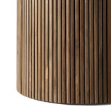 Roller Max Outdoor Dining Table | Concrete & Teak