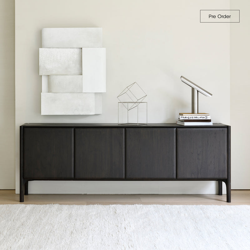 PI Sideboard | Teak Dark Brown (230cm)