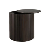 Roller Max Side Table | Mahogany - Dark Brown (40cm)