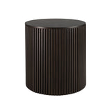 Roller Max Side Table | Mahogany - Dark Brown (40cm)