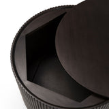 Roller Max Side Table | Mahogany - Dark Brown (40cm)