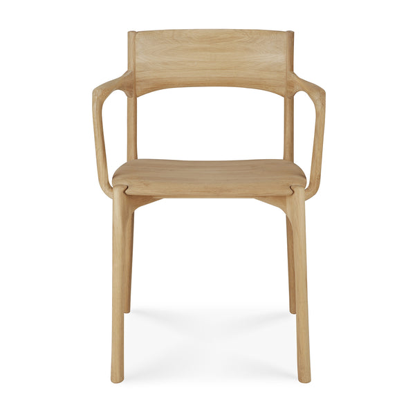 PI Dining Chair With Arms | Oak