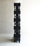 Abstract Rack | Teak - Black (210cm)