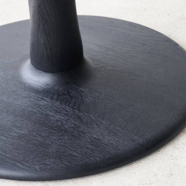 Torsion Round Dining Table | Oak - Black