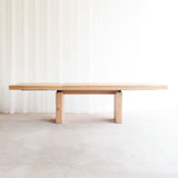 Double Extendable Dining Table | Oak