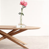 Mikado oval oak coffee table - Originals Furniture Singapore
