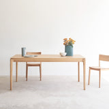 Ethnicraft Oak Bok Extendable Dining Table from Originals Furniture Singapore