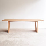 Geometric Dining Table | Oak - Natural
