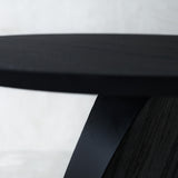 Oblic Side Table | Teak Black