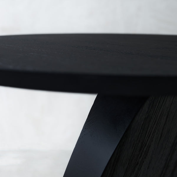 Oblic Side Table | Teak Black
