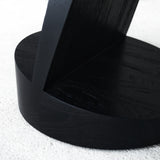 Oblic Side Table | Teak Black