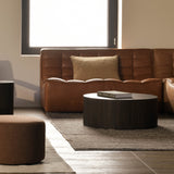 Roller Max Coffee Table | Mahogany Dark Brown - Large (80cm)