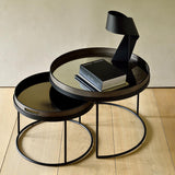 Tray Coffee Round Table Set | Small/Large (62cm)