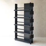 Abstract Rack | Teak - Black (210cm)