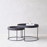 Tray Coffee Round Table Set | Small/Large (62cm)