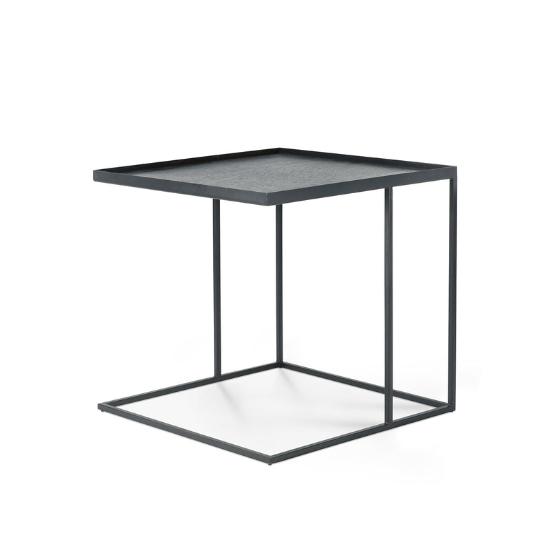 Tray Side Table | Square - Black (52cm)