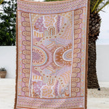 Cotton Throw | Pink Alkira (220cm)