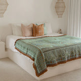 Cotton Throw | Pink Alkira (220cm)