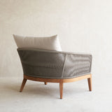 Avalon Outdoor Armchair | Teak Frame - Marble (90cm)