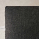 Tulum Outdoor Armless Swivel Armchair | Teak Frame - Midnight