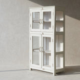 Vintage Large Cabinet | Limestone