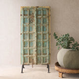 Vintage Teak Door | Bluewash