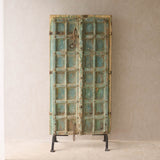 Vintage Teak Door | Bluewash