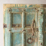 Vintage Teak Door | Bluewash