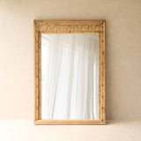 Vintage Teak Mirror | Natural