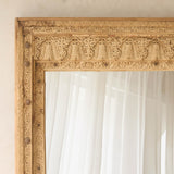 Vintage Teak Mirror | Natural