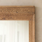 Vintage Teak Mirror | Natural