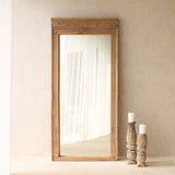 Vintage Teak Mirror | Natural